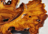 Handcrafted Wooden Bowl Russian Olive Burl Wood